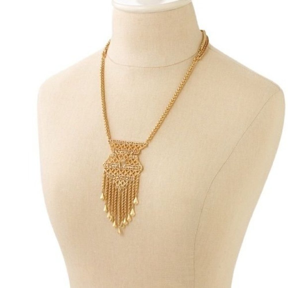 💜 Stella & Dot Alila Lace Necklace and Earring Set of 2 - Picture 7 of 13